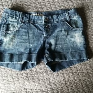 Express jean shorts